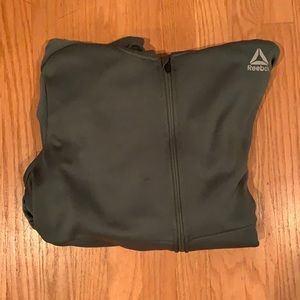 Green Reebok Sweatshirt Full Zip